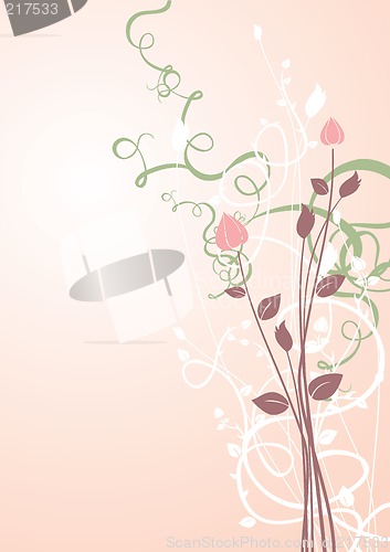 Image of Floral background illustration