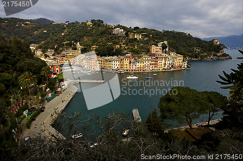 Image of  panaoramas  in village of portofino