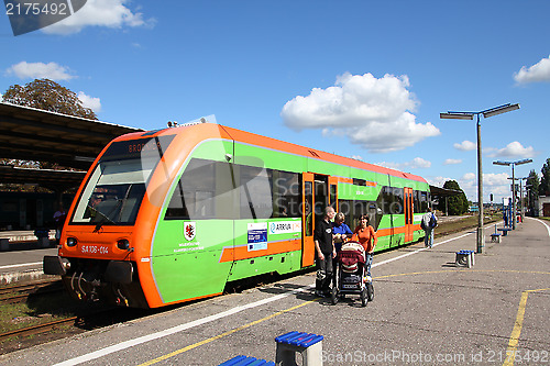 Image of Arriva train in Poland
