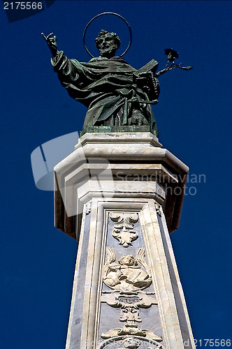 Image of marble statue of saint san domenico 