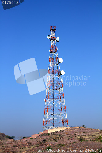 Image of wireless communications tower