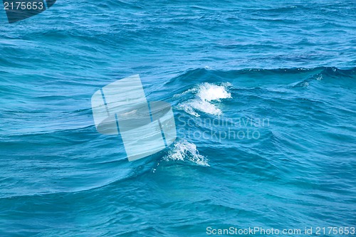 Image of Blue sea wave