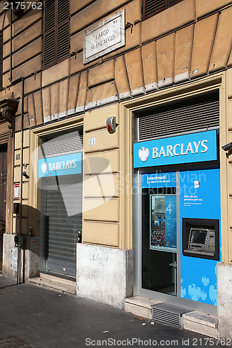 Image of Barclays bank in Italy
