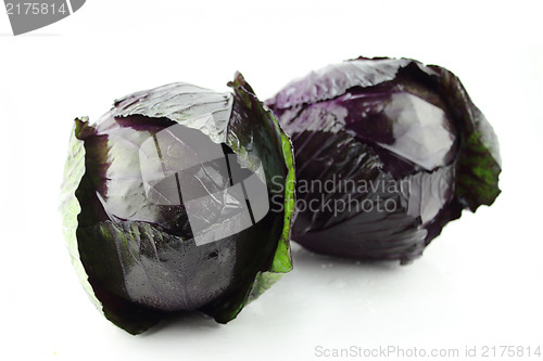 Image of fresh red cabbage