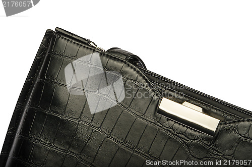 Image of A black business bag isolated on white background