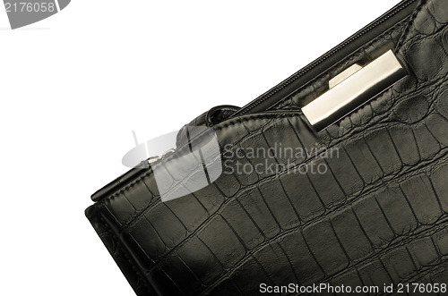 Image of A black business bag isolated on white background