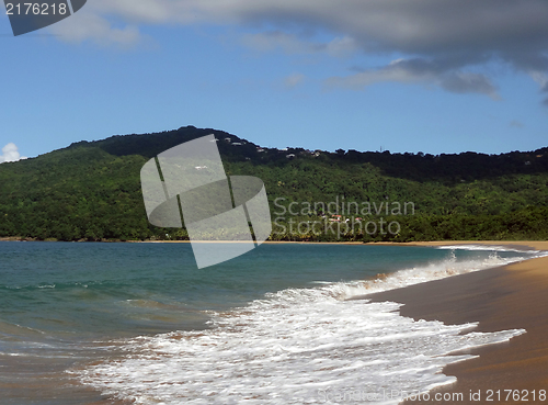 Image of caribbean beach scenery