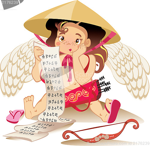 Image of cupid chines, Valentine day character