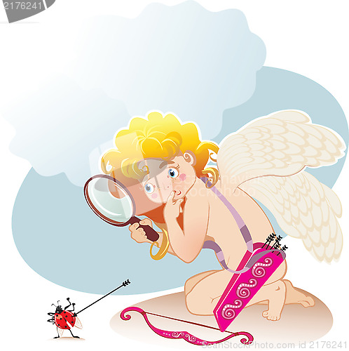 Image of cupid and ladybug