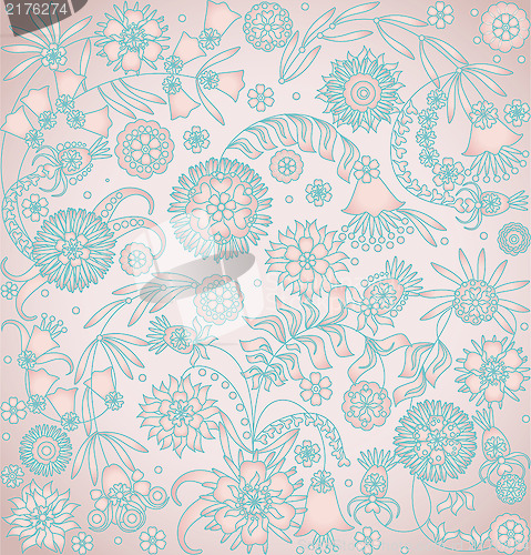 Image of floral design pink