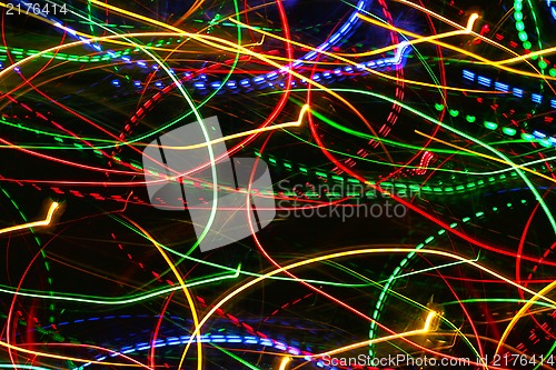 Image of Motion glowing lights