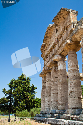 Image of Paestum temple - Italy