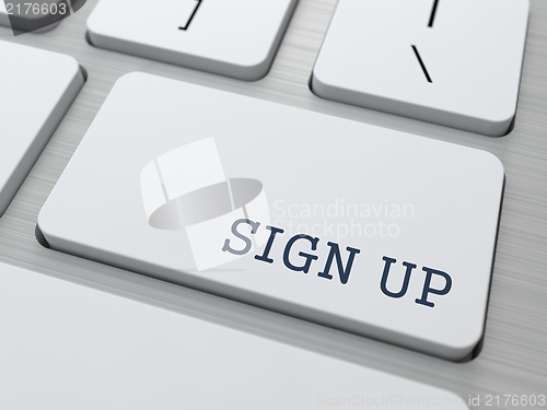 Image of Sign Up Concept.