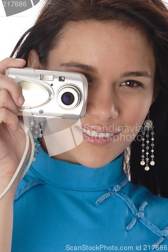 Image of Woman with camera