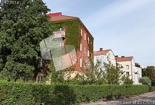 Image of house with ivy