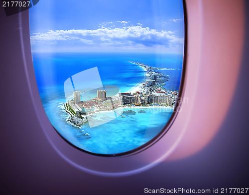 Image of beautiful sea view from the window