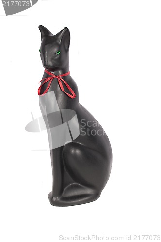 Image of Black Cat Statue