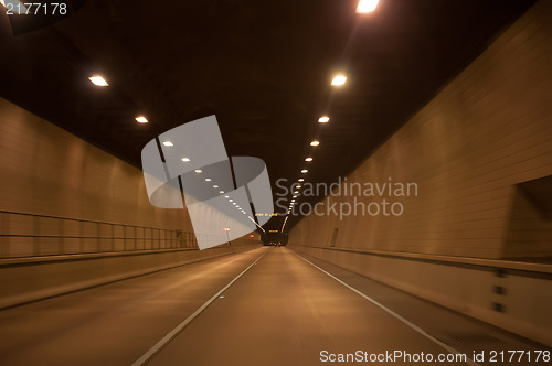 Image of driving through virginia tunnel