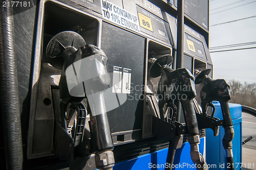 Image of gas station pump