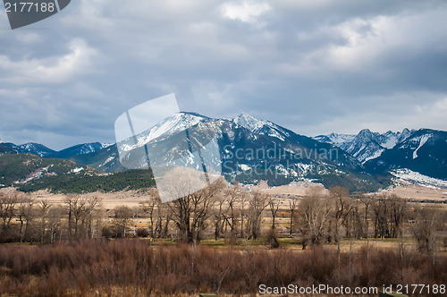 Image of rocky mountains in montana