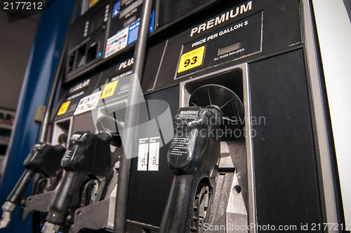 Image of gas station pump