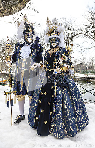 Image of Disguised Couple