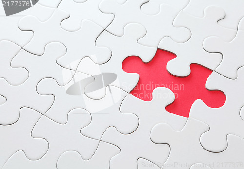 Image of Piece missing from jigsaw puzzle