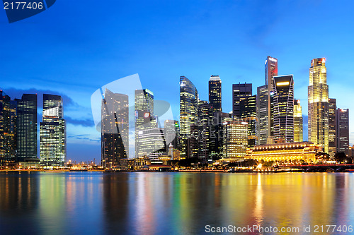 Image of Singapore skyline