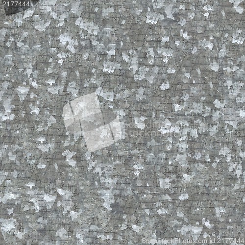 Image of Zinced Tin Surface. Seamless Texture.