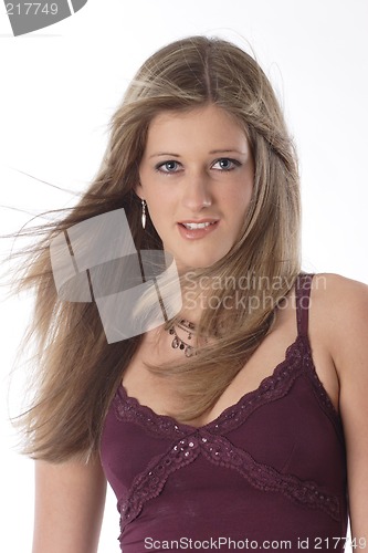 Image of Young girl posing