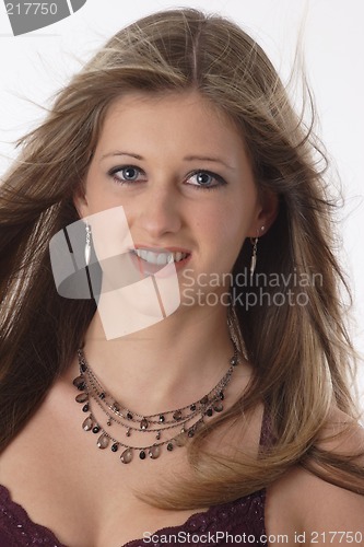 Image of Young girl posing