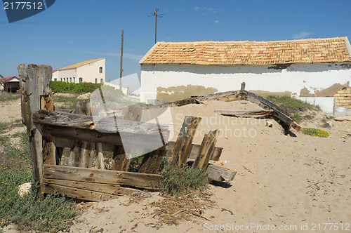 Image of Old salt mine boat