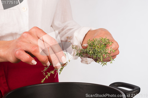 Image of Seasoning with thyme