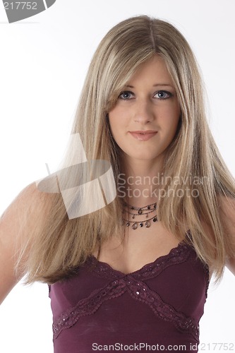 Image of Young girl posing