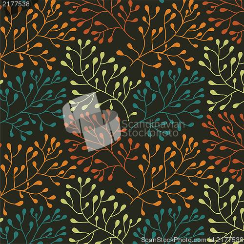 Image of Seamless texture with flowers