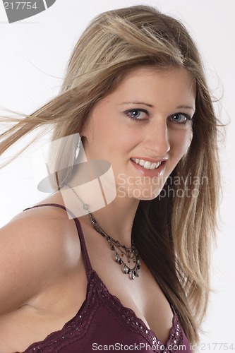 Image of Young girl posing
