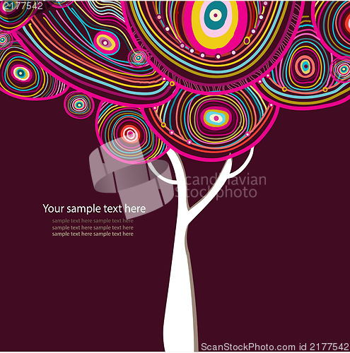 Image of Abstract vector tree