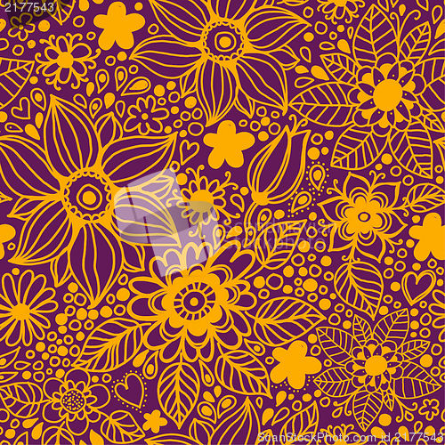 Image of Seamless texture with flowers