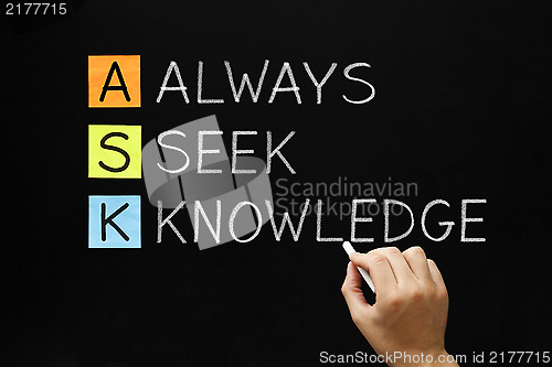 Image of Always Seek Knowledge Acronym