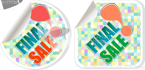 Image of Final sale - best discount sale stickers set