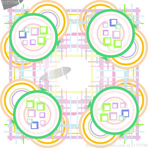 Image of Abstract seamless background with colorful design
