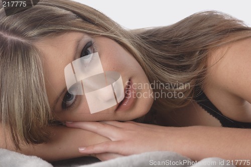 Image of Woman resting