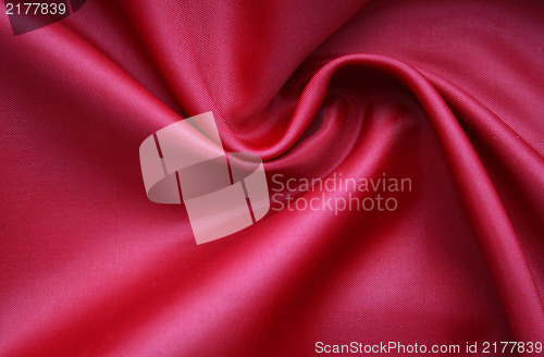 Image of Smooth Red Silk as background