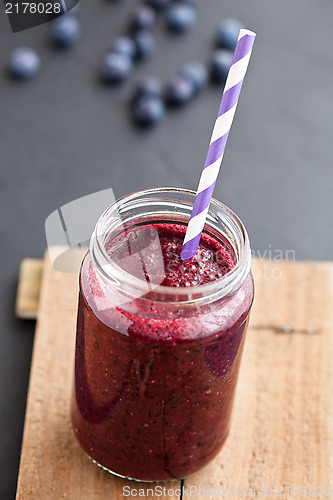 Image of Blueberry smoothie