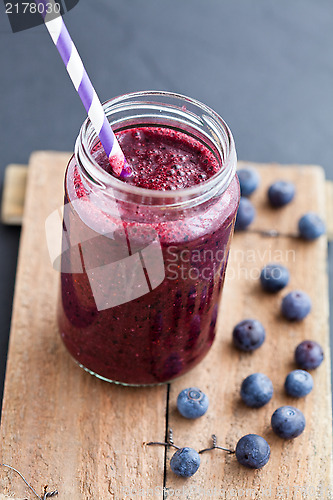 Image of Blueberry smoothie