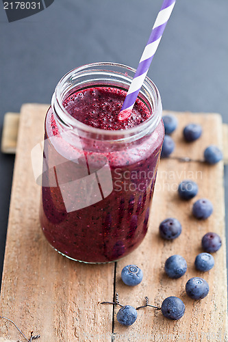 Image of Blueberry smoothie