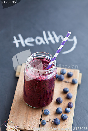 Image of Blueberry smoothie