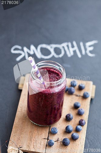 Image of Blueberry smoothie