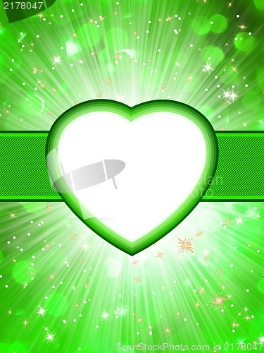 Image of Valentine green St.Valentine's Day. EPS 10