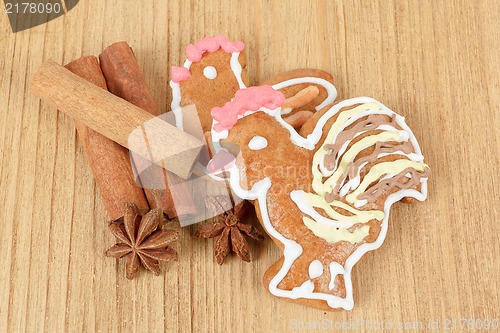 Image of Easter gingerbreads and cinamon
